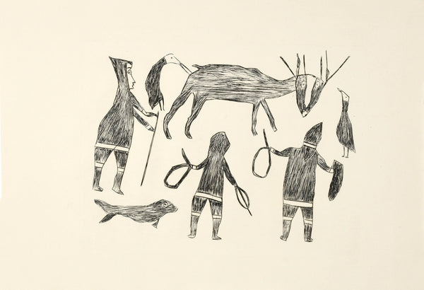 2023 PRINT DORSET Summer Collection by Kenojuak Ashevak *Shoreline Camp 1963*