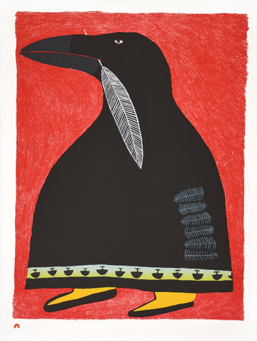2024 ORIGINAL PROOF PRINT (ONLY ONE) by NINGIUKULU TEEVEE *26 Ancient Raven*