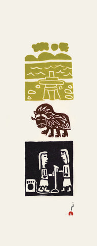 2024 PRINT by  PITSIULAQ QIMIRPIK *Scenes 4*