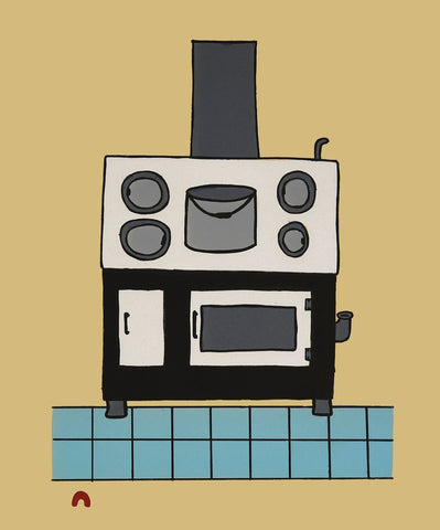 2024 PRINT by JOSIE POOTOOGOOK  *Old Stove 30*