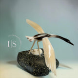 RESERVED** 9” Crane Bird by Derrald Taylor *Solo Flight*