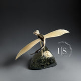 RESERVED** 9” Crane Bird by Derrald Taylor *Solo Flight*
