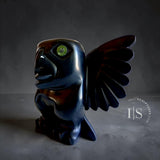 CURATOR'S CHOICE 11" Owl by Toonoo Sharky *Jet*