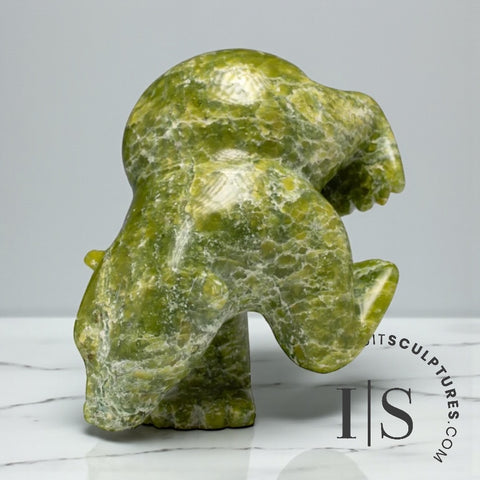 5" Dancing Bear by Markoosie Papigatok *Freshwater Pearl*