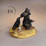 2" Zuni Fetish Witch Sorcerer by Master Carver Jeff Shetima *In Cahoots*