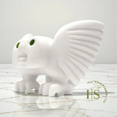 16" Snowy Owl by Toonoo Sharky *Fledgling Life*