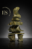 9" Inukshuk by Isaac Oqutaq *Chris The Tree*
