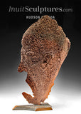 12" Head by Master Carver Manasie Akpaliapik *The Thoughts of One Man*