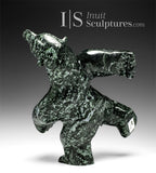 9" Dancing Bear by Mathewsie Kingwatsiaq "Spitball"