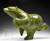 19" Last Masterpiece Rare Running Bear by Late Master Carver Nuna Parr *Running Back*