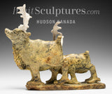 VINTAGE 9" SIGNATURE Caribou par Pavinak Petaulassie *Tundra Love* CHOIX DU CONSERVATEUR