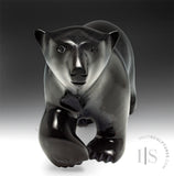 19" Walking Bear by Ashevak Adla *Midnight Prowl*