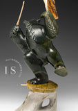 10” Drum Dancing Bear by Derrald Taylor *Leader of the Band*