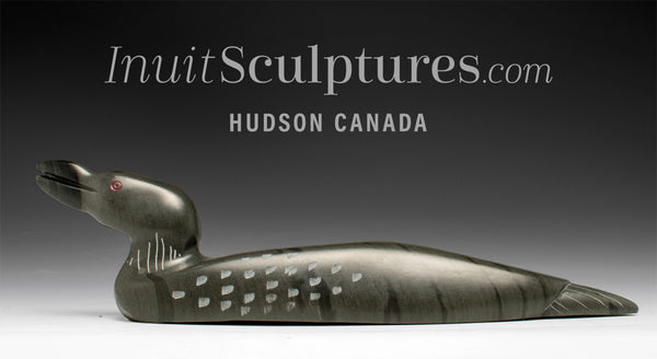 GRAND 12" Loon by Isaac Amitook *Flotilla*