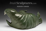 14" SIGNATURE Walrus by  Jimmy Iqaluq “Strike a Pose*