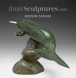 8" Narwhal by Jimmy Iqaluq