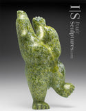 14" Dancing Bear by Ottokie Samayualie *Appleton*