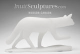 14" Arctic Fox by Kuzy Curley *White Shadow*