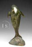 5" Dancing Beluga Whale by Pits Qimirpik *Pluto* EXHIBITION PIECE AUG 14