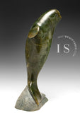 5" Dancing Beluga Whale by Pits Qimirpik *Pluto* EXHIBITION PIECE AUG 14