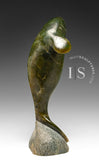 5" Dancing Beluga Whale by Pits Qimirpik *Pluto* EXHIBITION PIECE AUG 14