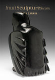 9" SIGNATURE Owl by Sam Qiatsuk *Midnight Hour*