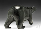 13" SIGNATURE Walking Bear by Tim Pee *Forged in Stone*